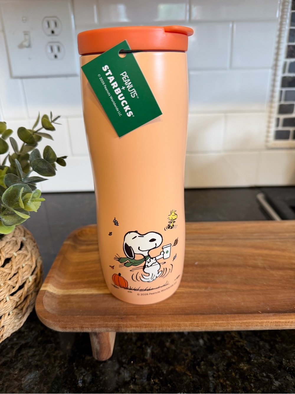 Starbucks x Peanuts Snoopy 16-ounce Stainless Steel Tumbler 2026 NEW authentic